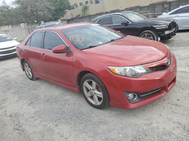 4T1BF1FK4CU585714 - 2012 TOYOTA CAMRY BASE RED photo 4