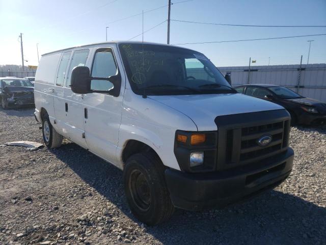 1FTNE14W68DB17968 - 2008 FORD ECONOLINE E150 VAN WHITE photo 1