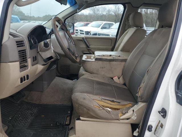 1N6BA06E98N308725 - 2008 NISSAN TITAN XE WHITE photo 7