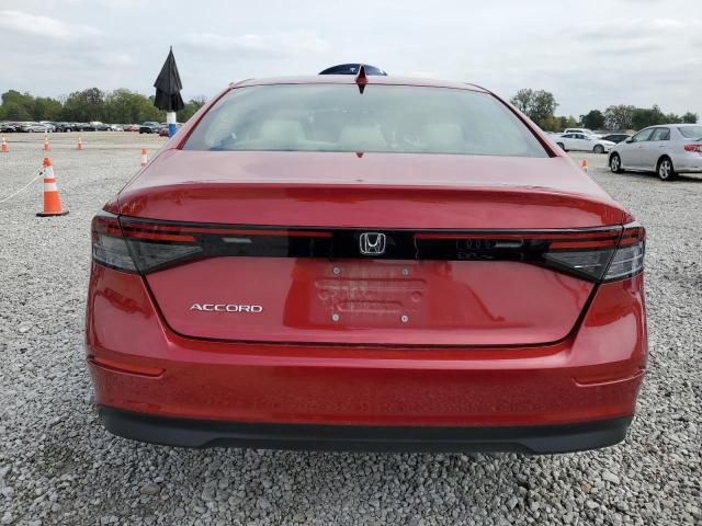 1HGCY1F29PA020743 - 2023 HONDA ACCORD LX RED photo 6