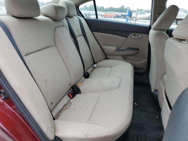 2HGFB2F52EH534026 - 2014 HONDA CIVIC LX RED photo 10