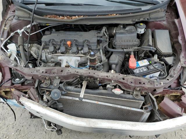 2HGFB2F52EH534026 - 2014 HONDA CIVIC LX RED photo 11