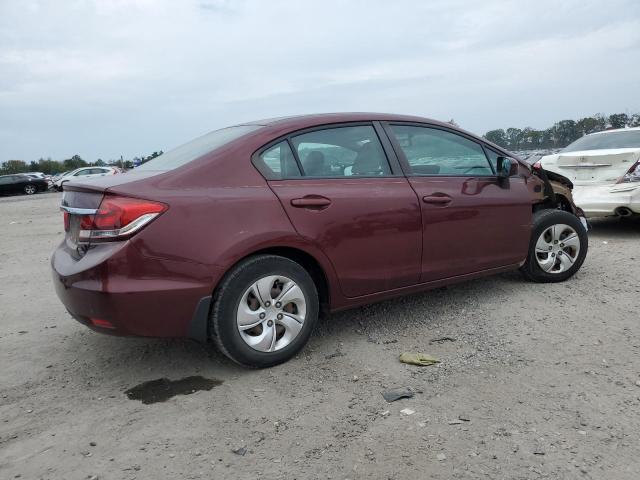2HGFB2F52EH534026 - 2014 HONDA CIVIC LX RED photo 3