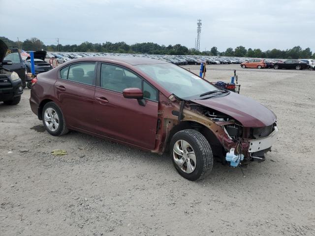 2HGFB2F52EH534026 - 2014 HONDA CIVIC LX RED photo 4