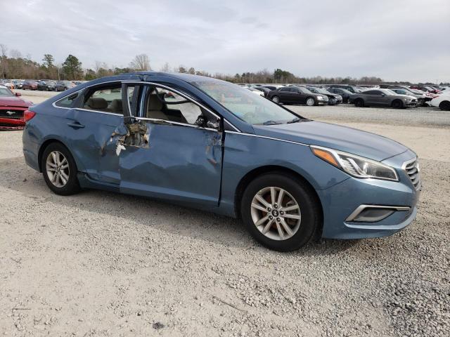 5NPE24AF4GH390835 - 2016 HYUNDAI SONATA SE BLUE photo 4