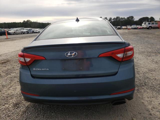 5NPE24AF4GH390835 - 2016 HYUNDAI SONATA SE BLUE photo 6