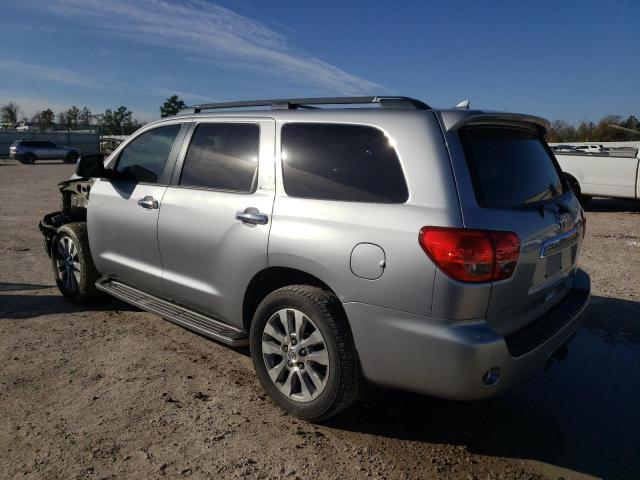 5TDKY5G11FS060145 - 2015 TOYOTA SEQUOIA LIMITED GRAY photo 2