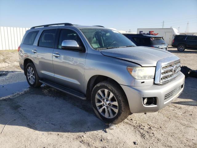 5TDKY5G11FS060145 - 2015 TOYOTA SEQUOIA LIMITED GRAY photo 4