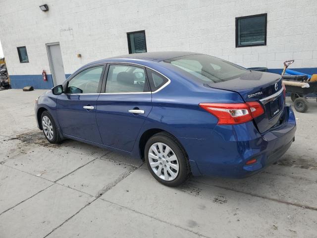 3N1AB7AP6KY224310 - 2019 NISSAN SENTRA S BLUE photo 2