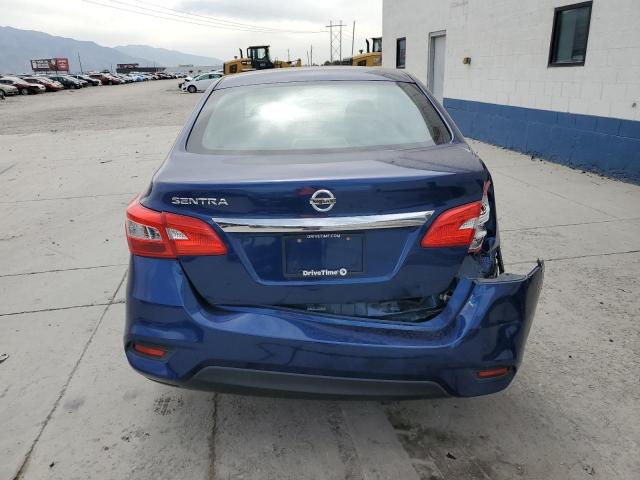 3N1AB7AP6KY224310 - 2019 NISSAN SENTRA S BLUE photo 6