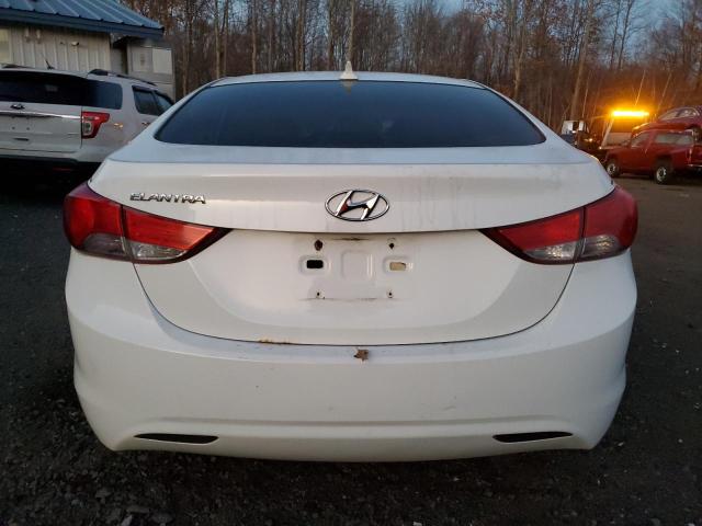 5NPDH4AE0DH270012 - 2013 HYUNDAI ELANTRA GLS WHITE photo 6