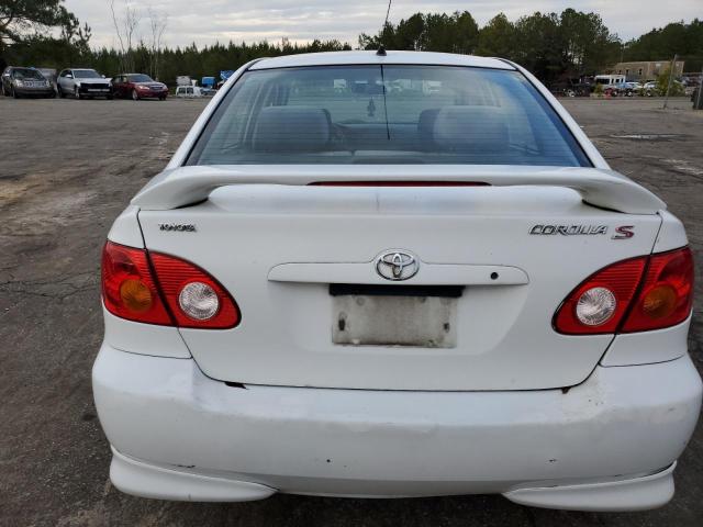 1NXBR32E04Z311446 - 2004 TOYOTA COROLLA CE WHITE photo 6