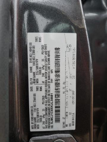 5LMCJ1C9XKUL34681 - 2019 LINCOLN MKC GRAY photo 13