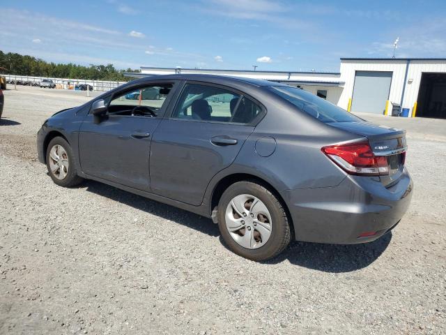 2HGFB2F53DH597358 - 2013 HONDA CIVIC LX GRAY photo 2