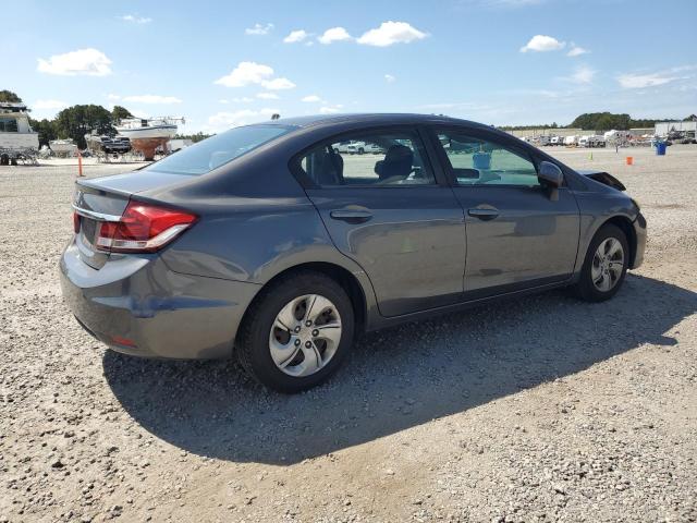 2HGFB2F53DH597358 - 2013 HONDA CIVIC LX GRAY photo 3