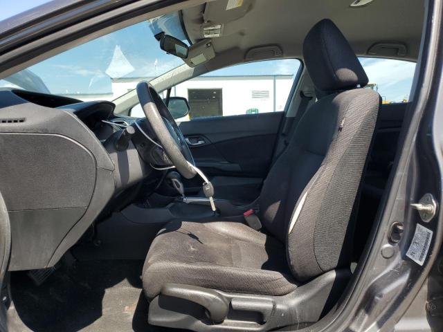 2HGFB2F53DH597358 - 2013 HONDA CIVIC LX GRAY photo 7