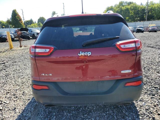 1C4PJMCS8HW626100 - 2017 JEEP CHEROKEE LATITUDE أحمر صورة 6