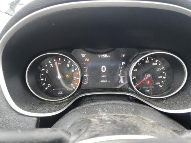 3C4NJDBB7KT597114 - 2019 JEEP COMPASS LATITUDE ვერცხლისფერი ფოტო 9