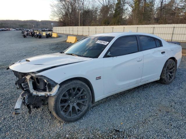 2C3CDXCT6JH133640 - 2018 DODGE CHARGER R/T WHITE photo 1