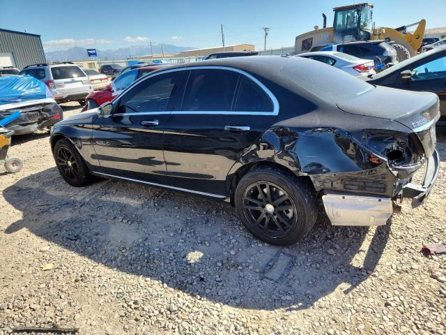 55SWF4KB9FU039340 - 2015 MERCEDES-BENZ C 300 4MATIC BLACK photo 2