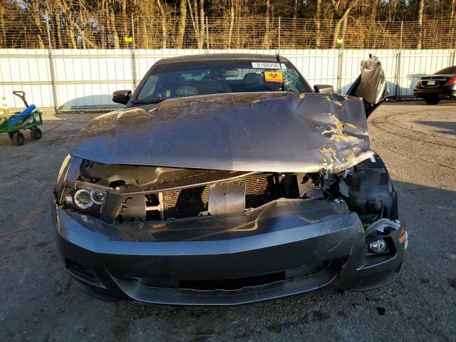 1ZVBP8AN1A5142713 - 2010 FORD MUSTANG GRAY photo 5