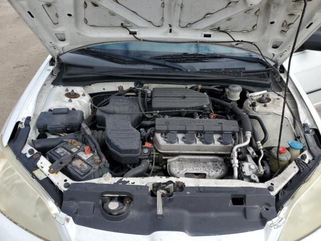 2HGES16394H586420 - 2004 HONDA CIVIC DX VP Սպիտակ լուսանկար 11