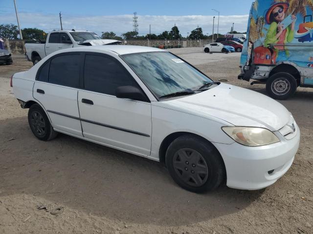 2HGES16394H586420 - 2004 HONDA CIVIC DX VP Սպիտակ լուսանկար 4