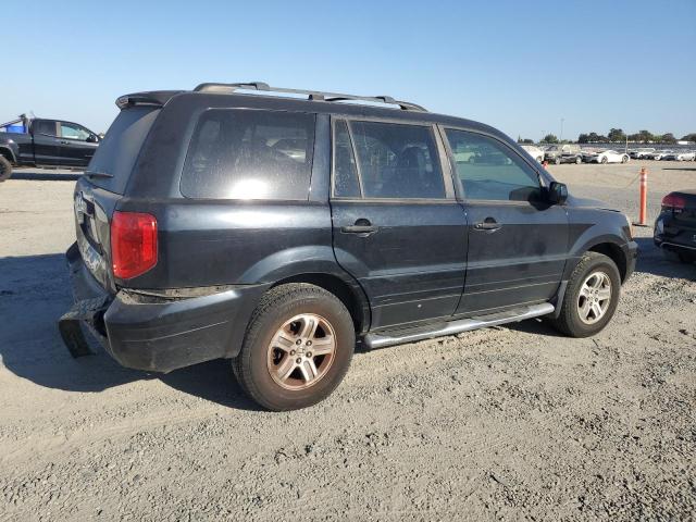 2HKYF18765H564450 - 2005 HONDA PILOT EXL BLACK photo 3
