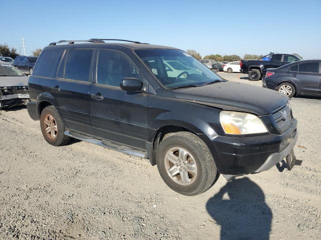 2HKYF18765H564450 - 2005 HONDA PILOT EXL BLACK photo 4