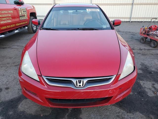 1HGCM72626A018158 - 2006 HONDA ACCORD EX RED photo 5