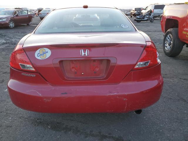 1HGCM72626A018158 - 2006 HONDA ACCORD EX RED photo 6