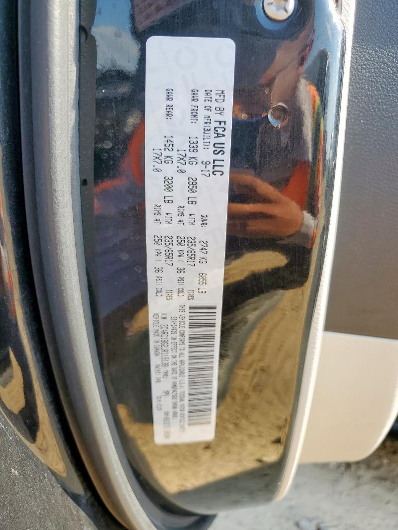 2C4RC1BG2JR115138 - 2018 CHRYSLER PACIFICA TOURING L Grafit fotoğraf 12