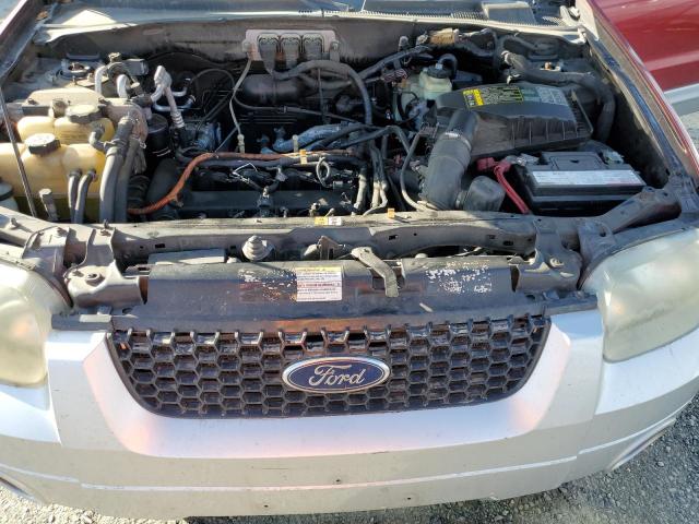 1FMCU96H55KB86631 - 2005 FORD ESCAPE HEV BURGUNDY photo 12