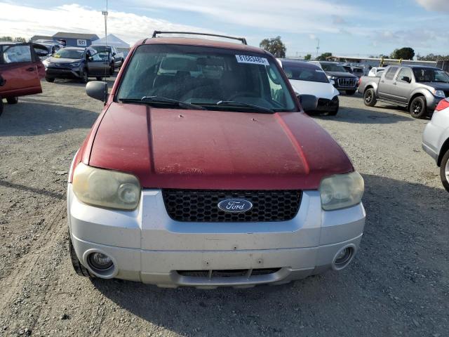 1FMCU96H55KB86631 - 2005 FORD ESCAPE HEV BURGUNDY photo 5