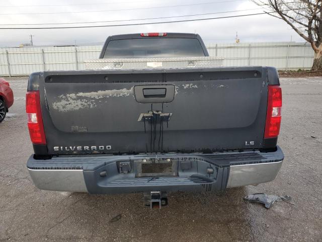 1GCEC14C67Z584529 - 2007 CHEVROLET SILVERADO C1500 BLACK photo 6