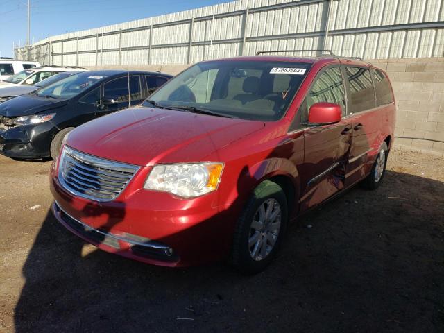 2C4RC1BG3ER138739 - 2014 CHRYSLER TOWN & COU TOURING RED photo 1