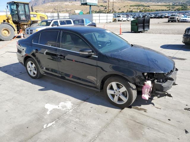 3VWLL7AJ5DM356433 - 2013 VOLKSWAGEN JETTA TDI BLACK photo 4
