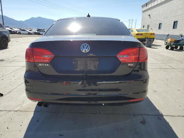 3VWLL7AJ5DM356433 - 2013 VOLKSWAGEN JETTA TDI BLACK photo 6