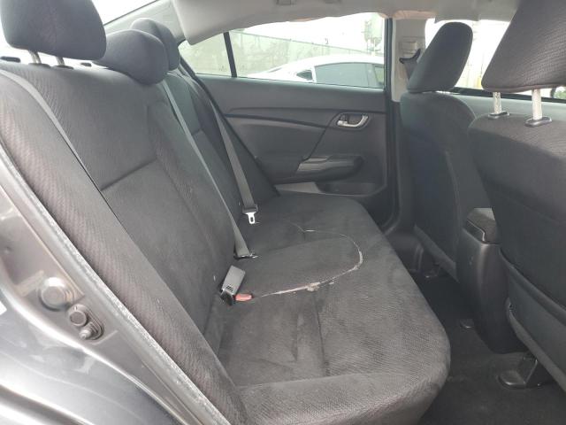 19XFB2F53DE219387 - 2013 HONDA CIVIC LX GRAY photo 10