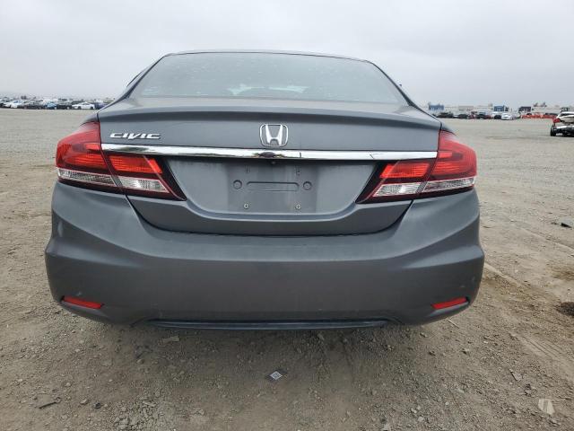 19XFB2F53DE219387 - 2013 HONDA CIVIC LX GRAY photo 6