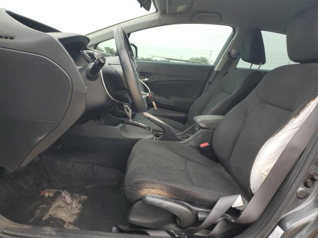19XFB2F53DE219387 - 2013 HONDA CIVIC LX GRAY photo 7