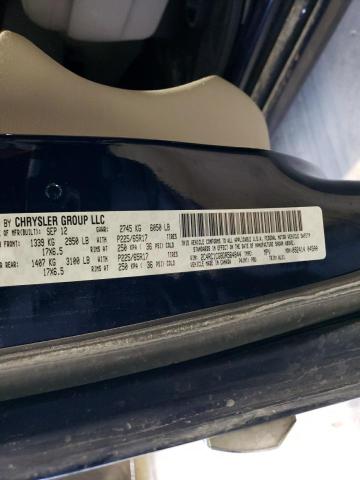 2C4RC1CG8DR564844 - 2013 CHRYSLER TOWN & COU TOURING L BLUE photo 13