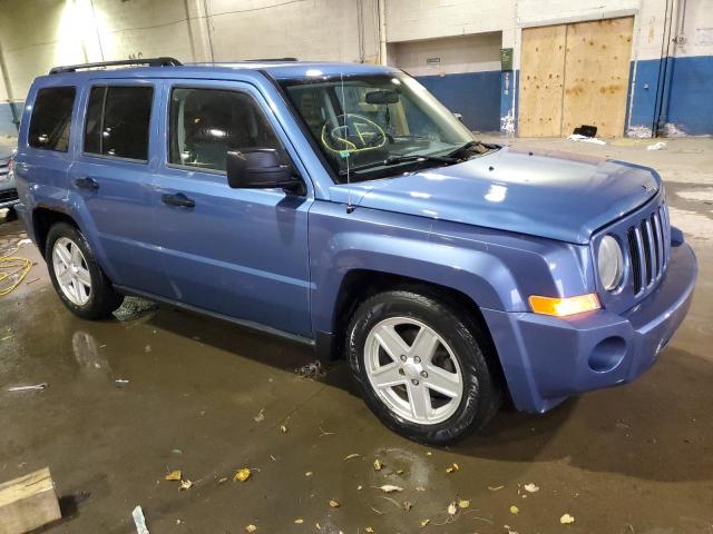 1J8FF28W77D353165 - 2007 JEEP PATRIOT SPORT BLUE photo 4