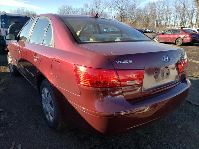 5NPET4AC8AH616059 - 2010 HYUNDAI SONATA GLS MAROON photo 2