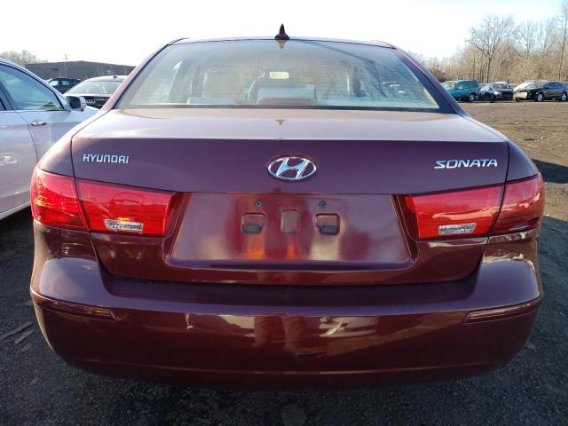 5NPET4AC8AH616059 - 2010 HYUNDAI SONATA GLS MAROON photo 6