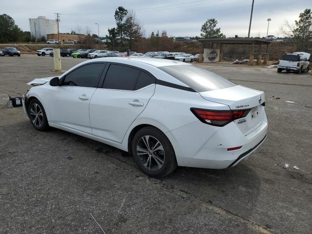 3N1AB8CV5LY309397 - 2020 NISSAN SENTRA SV WHITE photo 2