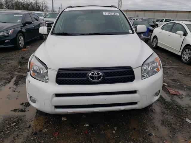 JTMZD32V786067841 - 2008 TOYOTA RAV4 SPORT WHITE photo 5