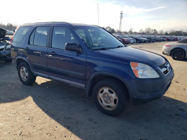 SHSRD78404U255694 - 2004 HONDA CR-V LX BLUE photo 4