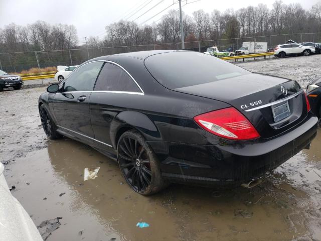 WDDEJ71X58A015340 - 2008 MERCEDES-BENZ CL 550 BLACK photo 2