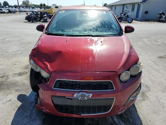 1G1JC6SH3C4106045 - 2012 CHEVROLET SONIC LT RED photo 5